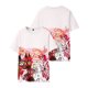 thumbnail image 1 of Hazbin Hotel Hombres Camiseta Manga Corta Impreso Verano Cuello Redondo Top Casual Sudadera Beige/2XL, 1 of 4