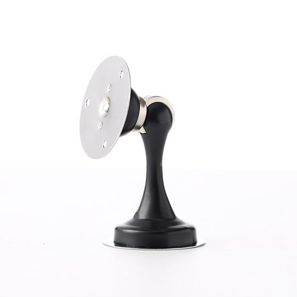 tope de puerta de acero inoxidable resistente, viene con 2 piezas de cinta adhesiva de doble cara 3M y tornillos de hardware, se instala con cinta adhesiva o tornillos en la pared del piso (negro) ShuxiuWang 1327537081166