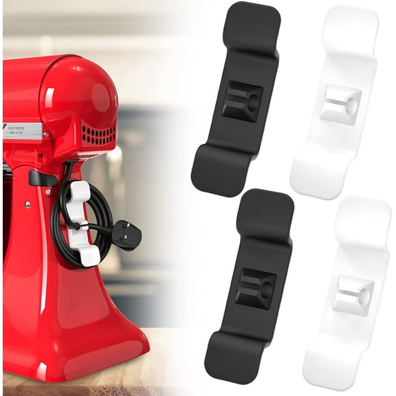4 Pack Cord Organizer for Kitchen Appliances, Cord Bundlers Cord Holder Cord Wrapper for Appliances, Compatible with Kitchenaid Stand Mixer Coffee Maker Toaster Blender Rice Cooker Air Fryer