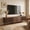 Brown, variant on Homy Casa 78.7" TV Stand, Fluted Media Console with Storage and Iron Legs, Natural