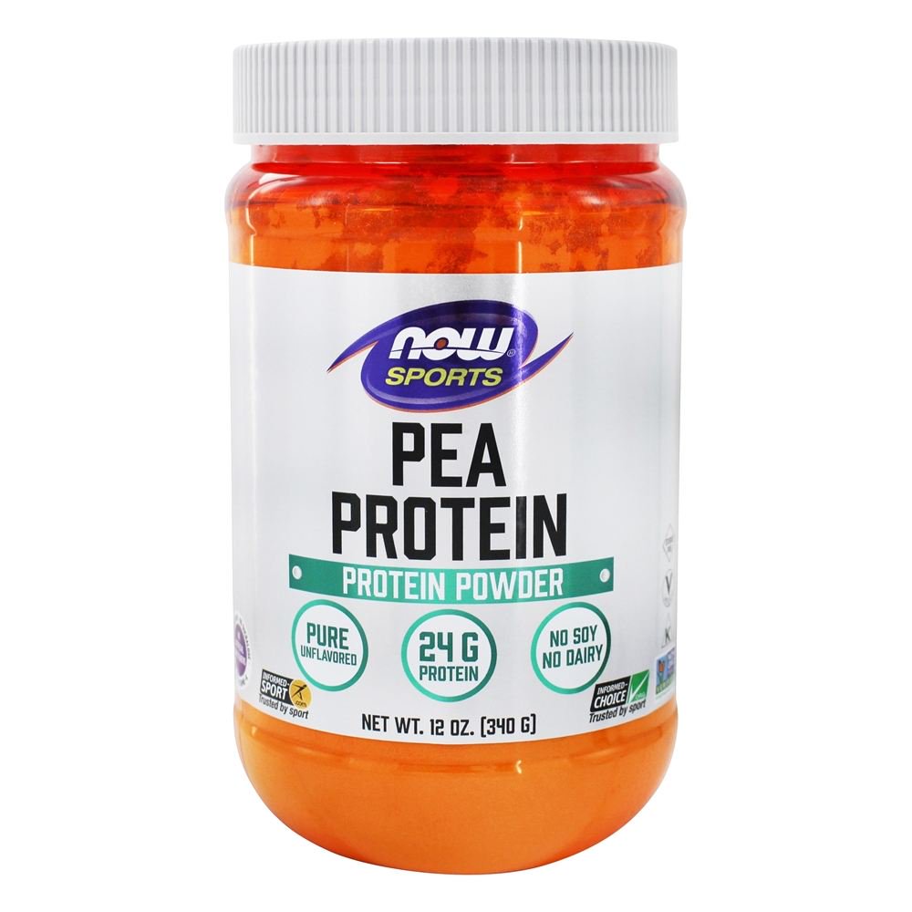 NOW Foods NOW Sports Pea Protein Powder Natural Unflavored 12 oz