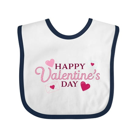 

Inktastic Happy Valentine s Day Gift Baby Boy or Baby Girl Bib