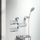 thumbnail image 5 of Porta jabón, 3 capas, autoadhesivo, montado en la pared, rotatorio, almacenamiento, baño, cocina, blanco, caja de jabón de tres capas, 5 of 8