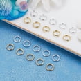 thumbnail image 4 of 1 Box 80Pcs Split Jump Ring 8mm 24K Gold and 925 Sterling Silver Plated Double Loops Rings Crafts, 4 of 8