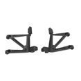 thumbnail image 1 of Motorcycle Rear Passenger Footpegs Foot Rest Bracket for Black, 1 of 5