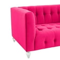 thumbnail image 4 of TOV Furniture Bea Hot Pink Velvet Loveseat, 4 of 6