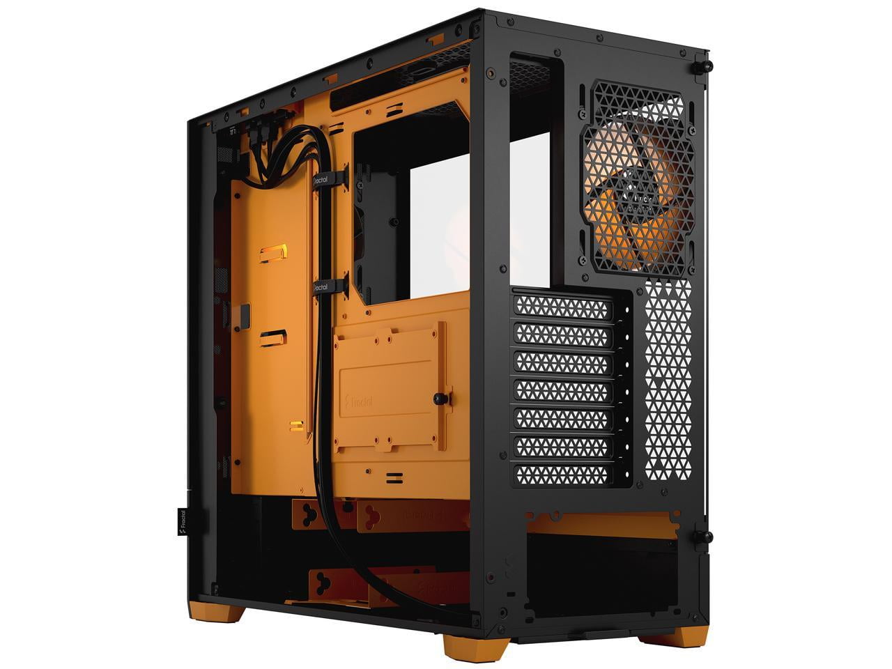 pcケース　Fractal Design pop air RGB orange Fractal Design Pop Air RGB Gaming Mid Tower PC Case, ATX
