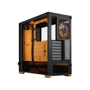 Fractal Design Pop Air RGB Black Orange Core TG ATX High-Airflow Clear Tempered Glass Window Mid Tower Computer Case