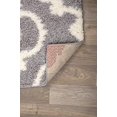 thumbnail image 4 of Cozy Moroccan Trellis Indoor Shag Runner Rug 2' x 7'2" Red, 4 of 4