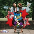 thumbnail image 5 of PMU Congrats Grad Balloon Bouquet | Graduation Decoration Mylar Balloons | Celebrate Success with Vibrant Graduation Balloons | “Wise Owl Grad” Balloon Bouquet Red (5/Pkg) Pkg/1, 5 of 7