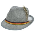 thumbnail image 5 of Oktoberfest Hat, Festival Hats Top Hats Dance Street Dance Hats British Short Brim Jazz Hats, 5 of 6