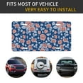 thumbnail image 5 of Easygdp Rose Flowers License Plate Car Front License Plate Car Decoration Car Accessories Front Tag Plate Standard Size, 5 of 8