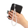 thumbnail image 1 of New Trendy Mobile Strap Phone Charm Crystal Beads Wrist Lanyard Strap Ladies Anti-Lost Beaded Wrist Band Lanyard AccessoriesRussian Federation He Qiyong unisex, 1 of 2