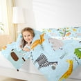 thumbnail image 4 of Homewish Geometric Polka Dots Bedding Comforter Set,Zoo Lion Giraffe Twin Comforter Sets,Jungle Elephant Crocodile Bedding Set For Boys Kids,Luxury Bedroom Decor Reversible,2 Pieces, 4 of 8