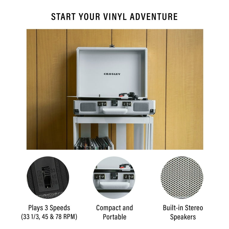 Crosley Cruiser Plus Vintage Portable Stereo System - Bluetooth