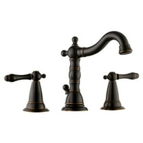 Design House 523324 Oakmont Traditional Widespread 2-Handle Bathroom Faucet with Valve, Oil Rubbed Bronze