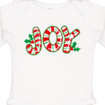 thumbnail image 4 of Inktastic Candy Cane Joy Boys or Girls Long Sleeve Baby Bodysuit, 4 of 5