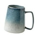 thumbnail image 4 of Taza de café de cerámica creativa de gran capacidad para decoración del hogar, taza de té con asa para cocina, hogar, oficina, regalos de Valentín Azul, 4 of 8