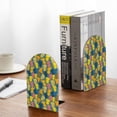 thumbnail image 5 of Naloa Retro Boho Elephants 2 Pcs Bookend Large Capacity Office Book Ends for Home Office Library School Study Decoration, 5 of 8