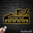 thumbnail image 2 of Handmadetneonsign Triathlon Metal Wall Art, Triathlon Metal Sign Wall Decor, Sport Metal Wall Decor, 2 of 5