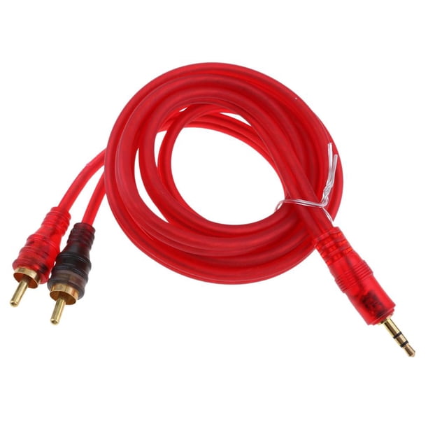 Adaptador de cable de audio, Cable macho a macho RCA, Cable macho de 3.5 mm a RCA, Cable de 3.5 mm a RCA, Cable macho RCA de audio, Divisor de cable RCA 1.5m