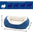 thumbnail image 3 of Midwest Quiet Time Boutique Small Blue Dog Bed, 3 of 4