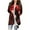 Black-3, variant on TFEOQRY Women's Evil Pattern Cardigan Long Sleeve Open Front Coat Casual Fall Winter Outerwear Red