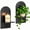 Black, variant on Black Wood Arch Wall Candle Sconces Set of 2 for Hallway Fireplace Bedroom Decor