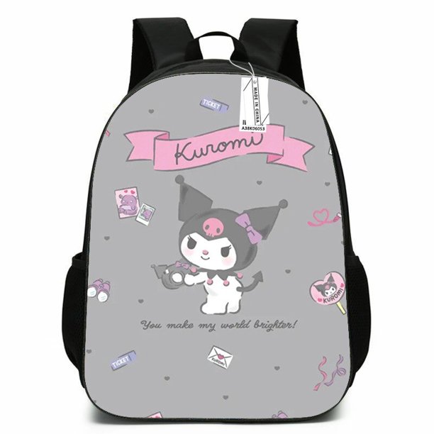 Sanrio Kulomi-Mochila De tela Oxford transpirable resistente al desgaste, Bolsa Escolar de gran capacidad con dibujos animados japoneses, periféricos de Anime