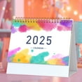 Small Desk Calendar 2025 Compact Small Desk Calendar 2025 Standing Flip