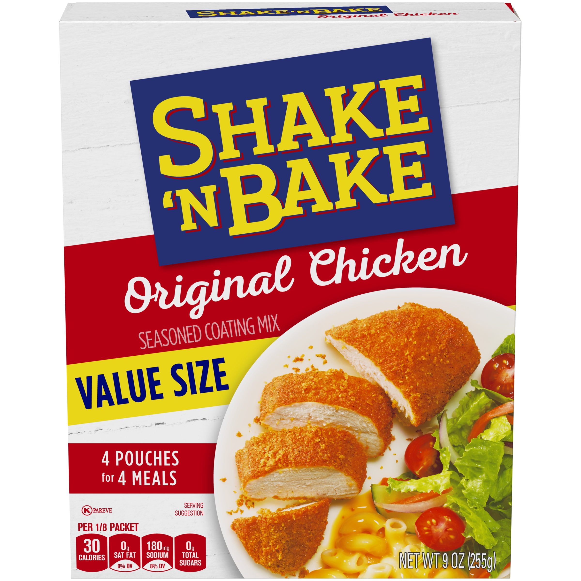 Shake 'N Bake Original Chicken Seasoned Coating Mix, 4 ct Packets