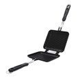 thumbnail image 2 of Grilled Sandwich Maker Bread Toast Breakfast Machine HotDog Sandwich Pan Non-Stick Aluminum Flip Pan Kitchen Tool, 2 of 9