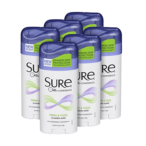 Sure Anti Perspirant And Deodorant Invisible Solid Fresh And Cool 260 Oz