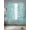 Turquoise, variant on Navy Blue Coral Coastal Sheer Curtains 45 Inch Length 2 Panels Set, Ocean Nautical Seaside Beach Voile Window Treatment Rod Pocket Small Kitchen Curtains Drapes for Bedroom 52"x45"x2