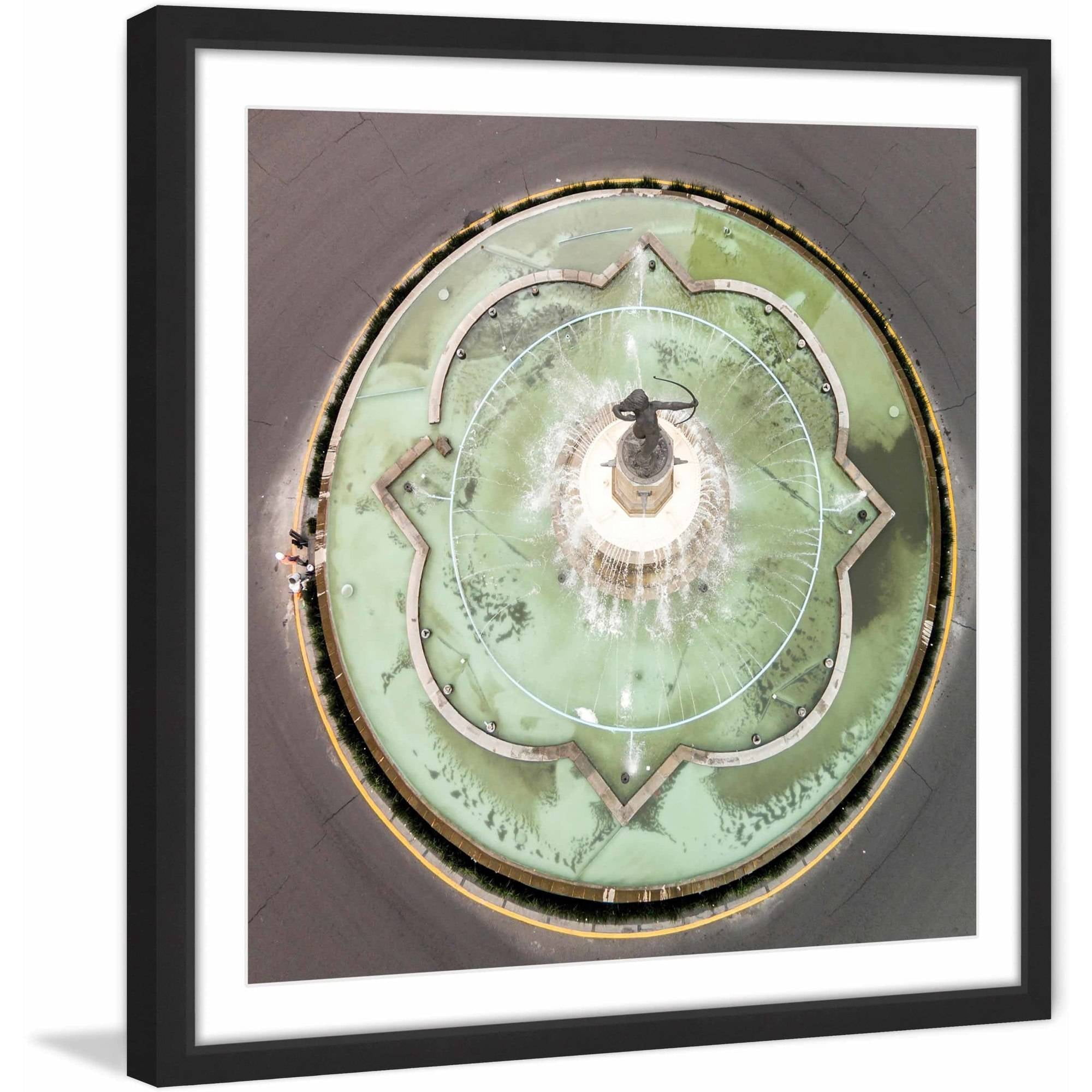 "Archer Statue" Framed Painting Print