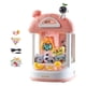 thumbnail image 4 of Máquina expendedora de garras pequeña para niños, juguete de simulación para interiores, regalo de cumpleaños y Navidad. rosa 20 muñecas, 4 of 9