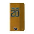 thumbnail image 2 of Keyscaper Tony Pollard Brown Tennessee Titans Folio iPhone Case, 2 of 7