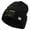 Black, variant on U.S. Army Retired Embroidered Long Knitted Beanie - Black OSFM