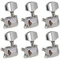 thumbnail image 3 of Pack of 6 6-strings Guitar Machine Head Tuning Peg Electronic Guitars Tuners Knobs Replacing Parts Stringed Instrument Repair 6 Left, 3 of 6