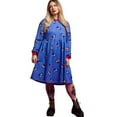 thumbnail image 4 of Labyrinth Womens The Worm All-Over Print Smock Dress, 4 of 4