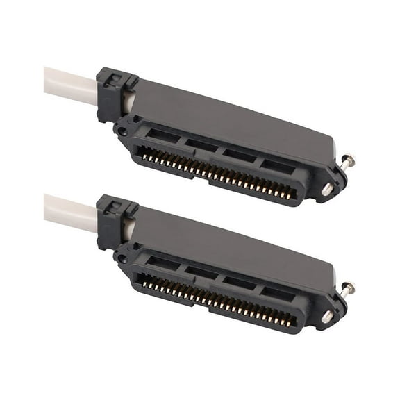 ICC 25-PAIR CABLE ASSEMBLY F-F, 90°, 10'