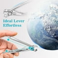 thumbnail image 6 of Idealforce Nail Clippers for Men Thick Nails, Heavy Duty Toenail Clippers for Seniors Thick Toenails with 16MM Wide Jaw, Sharp Stainless Steel Large Finger Nail Clippers Adult Cutter Trimmer, 6 of 6