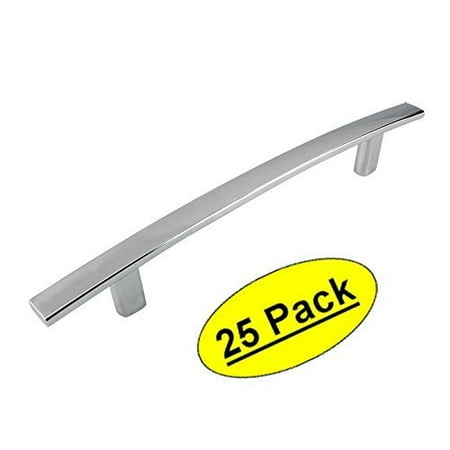 - Cosmas 2363-160CH Polished Chrome Subtle Arch Cabinet Hardware Handle Pull - 6-5/16