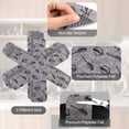 thumbnail image 2 of Non-Scratch Pan Protector Set - 3 Sizes (26/35/38cm) - Gray - 9 Pieces, 2 of 4