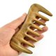 thumbnail image 4 of 2X Peine de Pelo de Dientes Anchos - Peine de Madera Natural para Cabello Rizado - No Estático Peine de Madera de Sándalo para Desenredar, 4 of 5