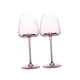 thumbnail image 5 of Copas de vino, copa de cristal, copas de vino rosa, cristalería de vino, para el regalo de la madre, boda, aniversario de boda único, 240 mm Sunnimix Copas de champán, 5 of 8