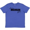 thumbnail image 3 of Inktastic Just a Michigan Born and Raised Youth T-Shirt, 3 of 5