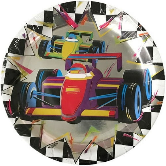 Racing 'Victory Lane' Small Paper Plates (8ct)