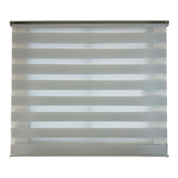 Persiana Deco 150x180 cm Enrollable Dúo Gris