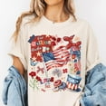 thumbnail image 2 of Retro America, Trendy America Patchwork, 4th of July, Vintage Memorial Day, 2 of 2